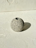 Single Beach Stone Candleholder