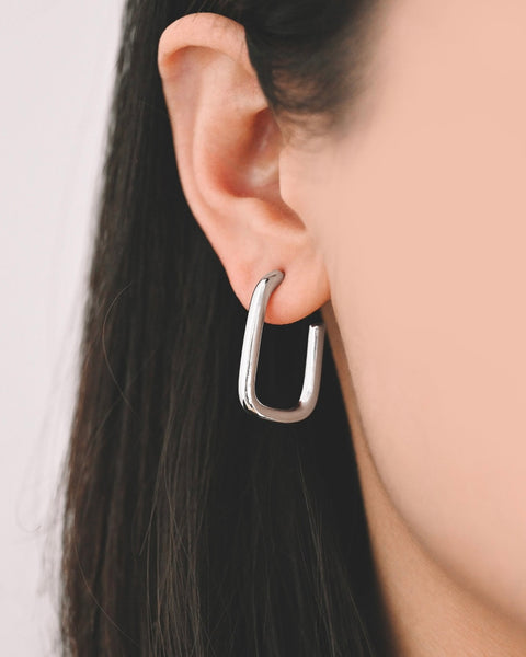 Geometric Hoop Earrings