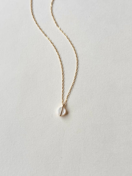 Lisa Slodki - Meridian Necklace - Gold Fill + Mother of Pearl