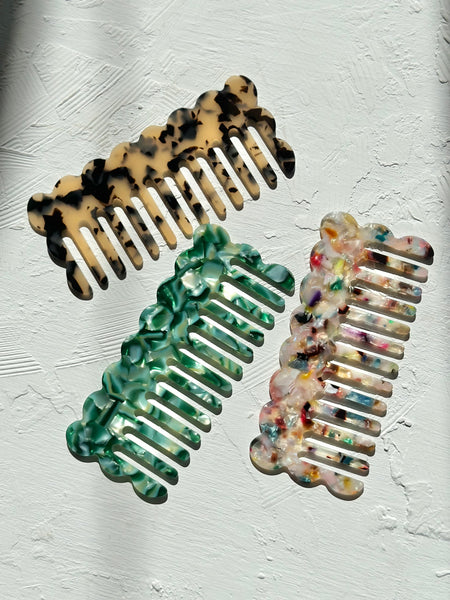 Assorted Acetate Hair Comb