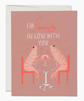 “I’m Shrimply In Love With You” Greeting Card