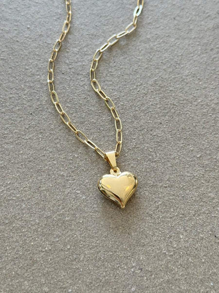 Puffy Heart Necklace