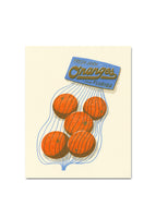 Wit and Co. - Oranges Risograph Print