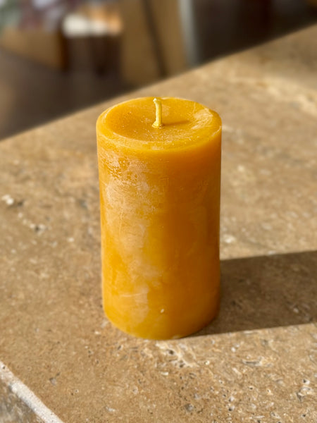 3” Beeswax Pillar Candle