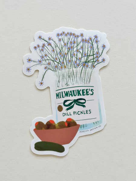 Persika Design Co. - Milwaukee’s Dill Pickles Sticker