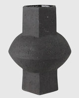 Black Hexagon Vase