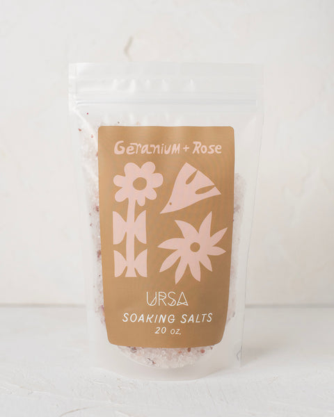 URSA - Geranium & Rose Soaking Salt