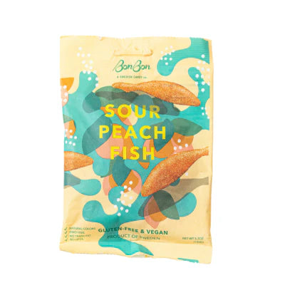 BonBon - Sour Peach Fish Candy