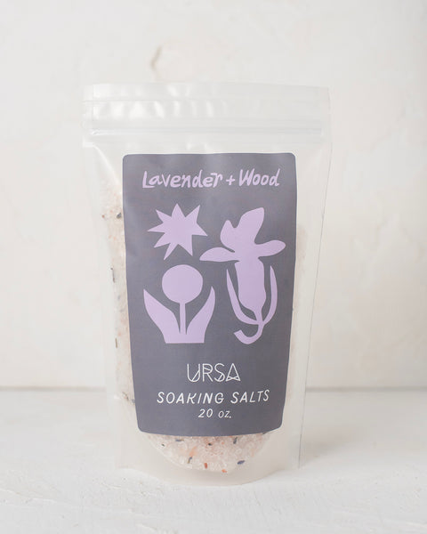 URSA - Lavender & Wood Soaking Salt