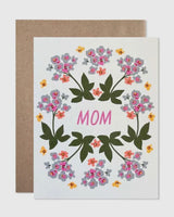 “Mom” Floral Greeting Card