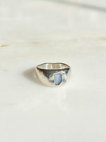 Lauren Landa - Milky Sapphire Small Signet Ring
