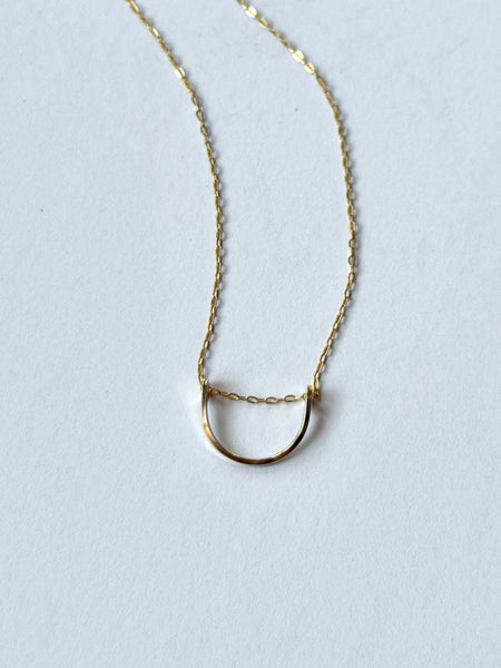 Lisa Slodki - Gold Fill Curve Necklace