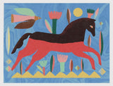 HA Studio - 8.5x11” Red Horse Print