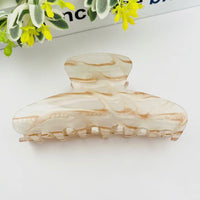 Champagne Iridescent Ink Style Hair Clip