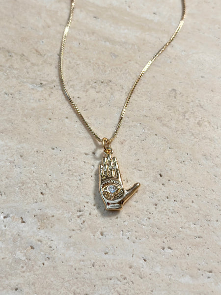 Mystic Hand Necklace