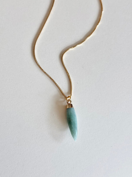Aquamarine Gemstone Necklace