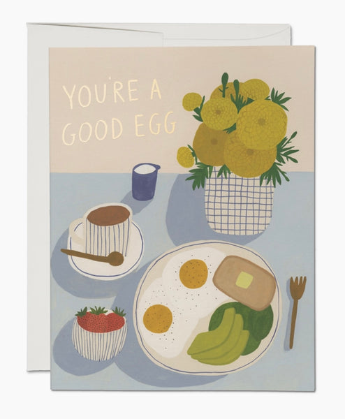 “You're A Good Egg” Greeting Card