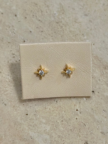 North Star Stud Earrings