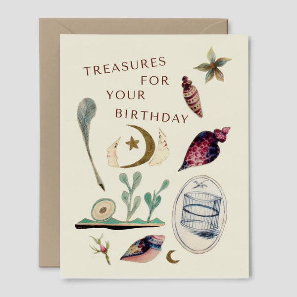 “Treasures For Your Birthday” Greeting Card