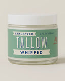 9oz Unscented Whipped Tallow - 100% Grass Fed Beef Tallow Moisturizer