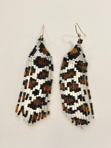 Wearable Heirlooms - Beaded Earrings 08