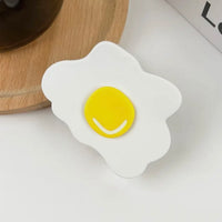 Fried Egg Hair Clip