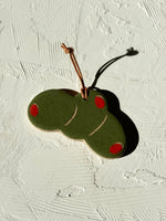 Covet + Ginger x Wit and Co. - Ceramic Ornament - Olives