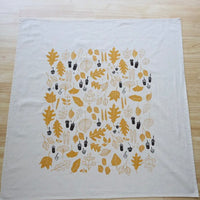 The High Fiber - Autumn Leaves + Acorns Tea Towel