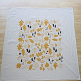The High Fiber - Autumn Leaves + Acorns Tea Towel