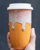 Nova Ceramics - 16oz Travel Cup - Grapefruit