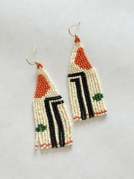 Wearable Heirlooms - Beaded Earrings 19