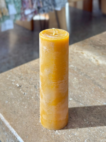 6” Beeswax Pillar Candle