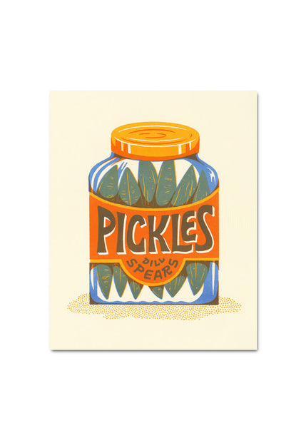 Wit and Co. - Pickles Risograph Print