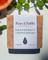 Fern and Nettle - Vegan Soap - Grapefruit + Peppermint