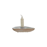 Stoneware Oyster Shell Taper Holder