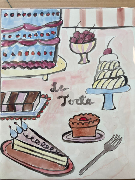 Studio Zambrowicz - 8x10 Le Torte Large Cakes Print