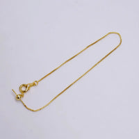 14k Gold Fill Dainty Box Chain Bracelet