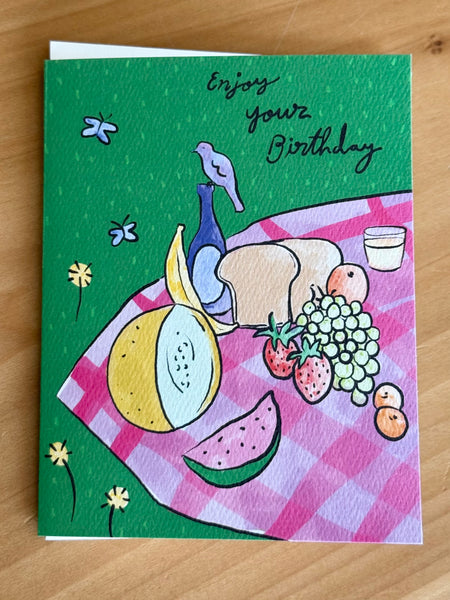 Persika Design Co. - “Enjoy Your Birthday” Greeting Card
