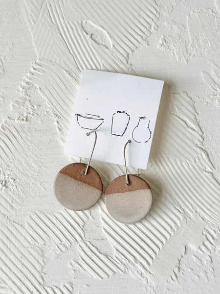 Sounder House - Dangle Clay Earrings - 04