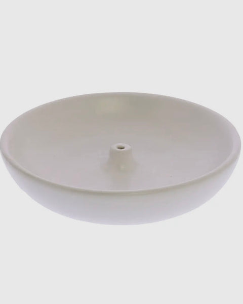 Ivory Ceramic Incense Burner