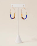 Michelle Starbuck Designs - Balance Earrings - Brass, Cobalt, Olive, Mocha, Topaz