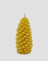 Beeswax Pinecone Candle