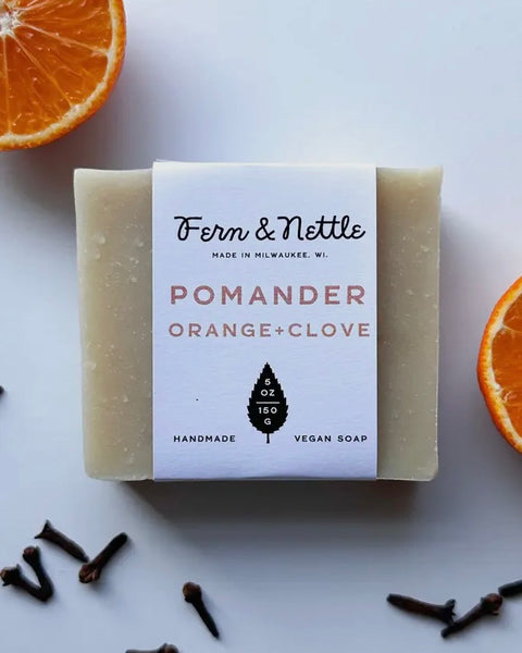 Fern and Nettle - Vegan Soap - Pomander: Orange + Clove