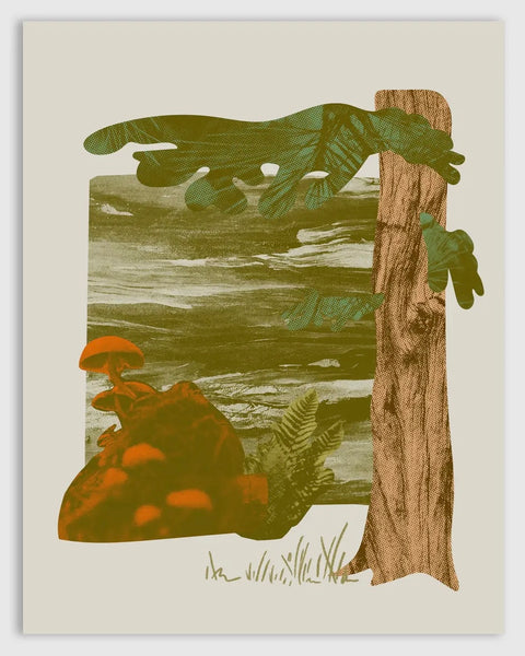 Tender Loving Empire - Rainforest Collage Print 11x14”