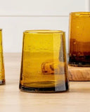 Amber Tall Highball Moroccan Glass