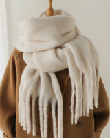 Tassel Scarf - Ivory