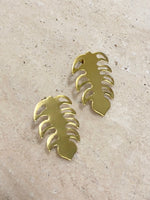 Monstera Leaf Earrings