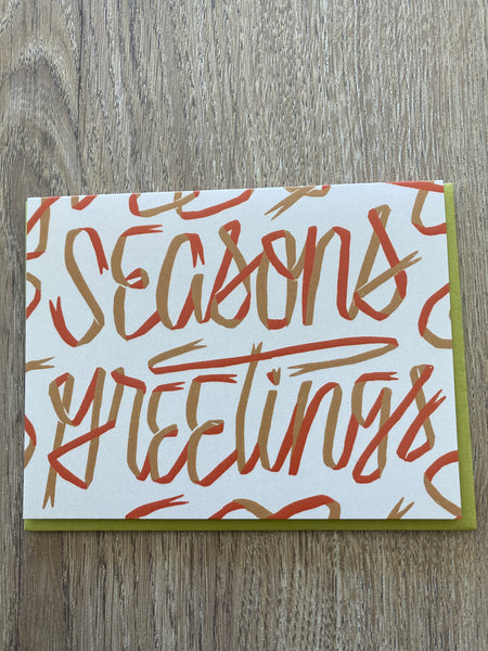 Wit and Co. - Seasons Greetings Holiday Greeting Card