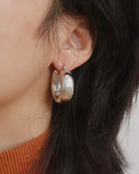 Flânerie - Hunter Classic U Hoop Earrings - Silver