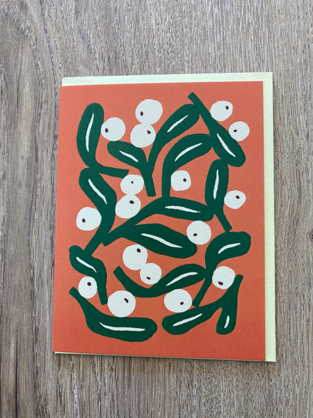 Wit and Co. - Mistletoe Holiday Greeting Card